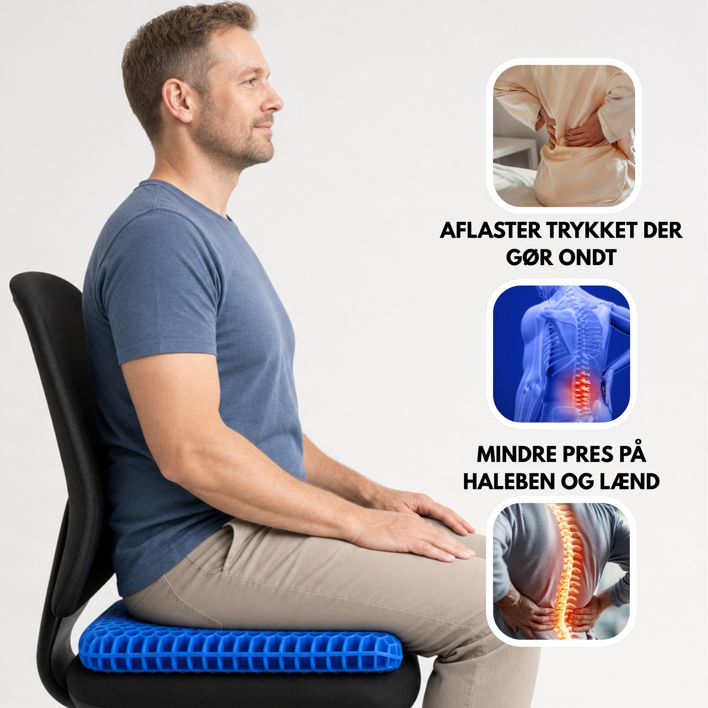 NordForm™ Ergonomisk Gel-Siddepude